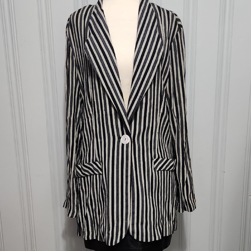 SALE!Vintage Look Striped Women's Jacket